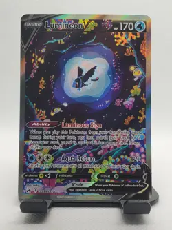Pokemon Lumineon V Ultra Rare Full Art Holo Card 170 HP Crown Zenith GG39/GG70 - Image 1