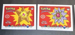 STARYU X STARMIE EVOLUTION LOT - WHOS THAT POKEMON VINTAGE 1997 CCG - Image 1