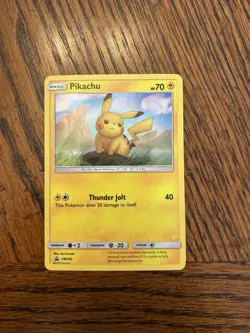 Pokemon Pikachu TCG Holo Blackstar Promo SM183 - Image 1