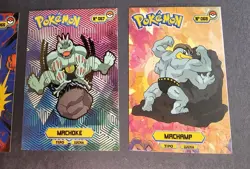 MACHOP X MACHOKE X MACHAMP - POKEMON KANTO CARDS TOP POKEDEX CCG FOIL - Image 3