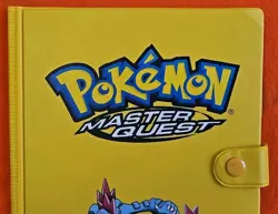 Vintage Pokemon 2002 Rare Feraligatr Master Quest Yellow Binder GREAT CONDITION - Image 2