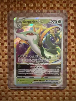 Serperior VStar 008/195 Ultra Rare Silver Tempest - Pokemon TCG - Image 1