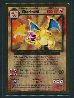 Charizard 4/102 Gold Metal Promo Pokemon 2021 Celebrations UPC - LP - Image 1