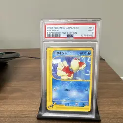 PSA graded pokemon lot (2) 2001 Expedition 1st Edition Japanese Goldeen,Krabby - Image 2