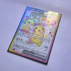 Pokemon TCG Pikachu ex 219/191 SV08 Surging Sparks Ultra Rare Holo English - Image 2
