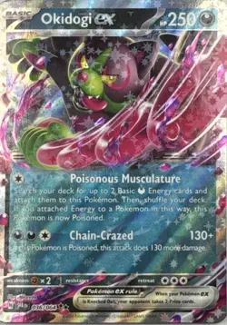 Okidogi ex 064 HOLO Double Rare Shrouded Fable Pokemon Near Mint - Image 1