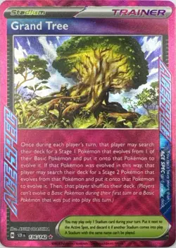 Grand Tree 142 HOLO ACE SPEC Rare Stellar Crown Pokemon Near Mint - Image 1