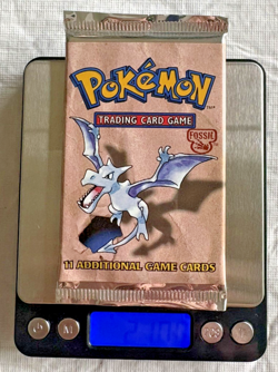 (HEAVY) Pokemon Fossil Booster Pack Unlimited –Aerodactyl- 1999 Sealed– 21.00 g - Image 1