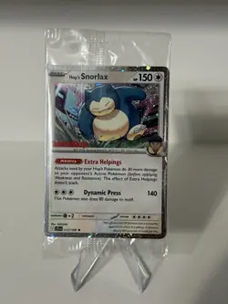 Pokemon TCG Journey Together Hop’s Snorlax #117/159 GameStop Promo Sealed - Image 1