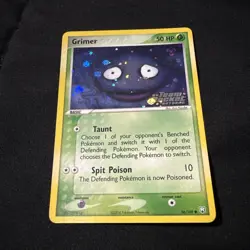Pokemon Team Rocket Returns Grimer Stamped Reverse Holo 56/109 EXCELLENT - Image 1