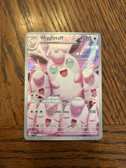 Pokemon TCG Phantasmal Flames Wigglytuff 105/94 Illustration Rare - Image 1