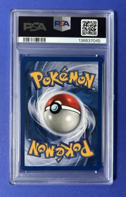 2000 Pokemon Game Blastoise - Holo Base II #2 PSA 8 NM-MT( Big Swirl By Hand) - Image 2