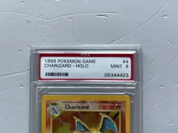 1999 Pokemon Charizard 4/102 Holo Rare PSA 9 - Image 2
