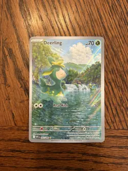 Pokemon TCG Deerling White Flare #091/086 English Illustration Rare - Image 1