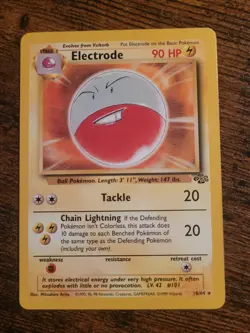 Pokemon Electrode 18/64 Jungle Regular LP - Image 1
