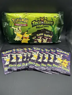 Pokemon TCG Trick or Trade BOOster Bundle (Lot 10x Mini Packs) 2023 Halloween - Image 1