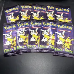Pokemon TCG Trick or Trade BOOster Bundle (Lot 10x Mini Packs) 2023 Halloween - Image 2