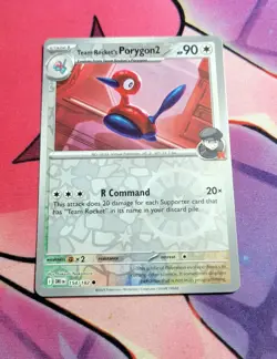 Pokemon TCG: Team Rocket's Porygon2 154/182, Destined Rivals REVERSE HOLO - Image 1