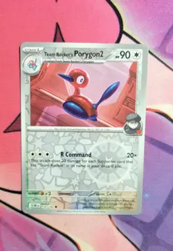 Pokemon TCG: Team Rocket's Porygon2 154/182, Destined Rivals REVERSE HOLO - Image 2