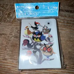 New Sealed Pokemon Center Japan Type Fighters Flying TCG Deck Sleeves Pack of 64 - Image 1