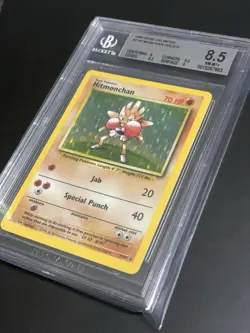 Pokemon: Hitmonchan #7/102 Base Set Unlimited 1999 WOTC - Vintage BGS 8.5 - Image 1