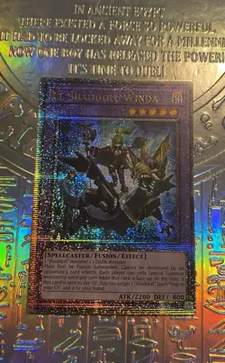 Near Mint Yugioh El Shaddoll Winda RA04-EN052 Quarter Century Secret Rare - Image 1