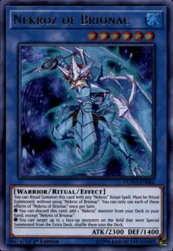 Yugioh TCG Nekroz of Brionac THSF-EN014 The Secret Forces 1st Edition - Image 1