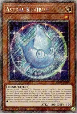 1x Astral Kuriboh (Platinum Secret Rare NM Eng YuGiOh - Quarter Century Stampede - Image 1