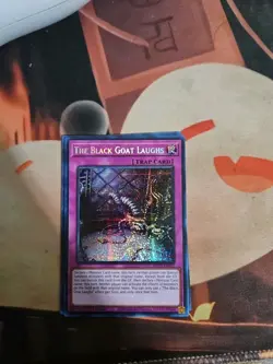 Yugioh! The Black Goat Laughs Mega-Pack MP25-EN057 Prismatic Secret Rare - Image 1