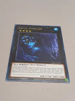 Yugioh Abyss Dweller CRBR-EN012 Rare 1st Edition Card NM - Image 1