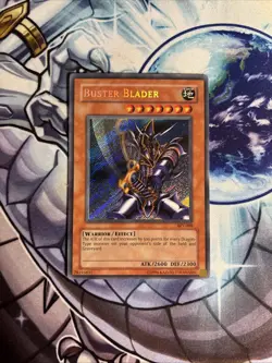(31) Yugioh Buster Blader BPT-008 2003 Collectors Tin Secret Rare LP - Image 1