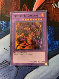 Yugioh! Meteor B. Dragon PRC1-EN004 Super Rare 1st Edition NM/M - Image 3