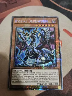 Yugioh! Bystial Druiswurm 2025 Mega-Pack MP25-EN044 STARLIGHT Secret Rare - Image 1