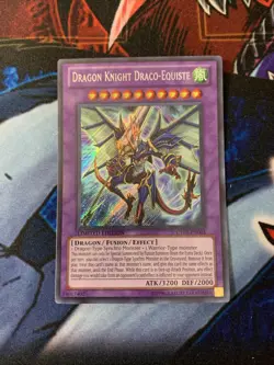 Yugioh Dragon Knight Draco-Equiste CT07-EN003 Secret Rare Limited Edition NM - Image 1
