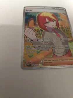 Pokemon TCG Mela 140/131 Full Art Trainer Card Prismatic Evolutions Holo NM 2025 - Image 2