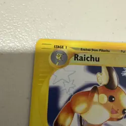 Raichu Expedition Base Set 25/165 Reverse Holo Rare Pokemon Card WOTC - Image 5