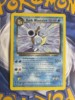 Dark Blastoise 4/110 Non-Holo Rare Legendary Collection Pokemon Card - Image 1