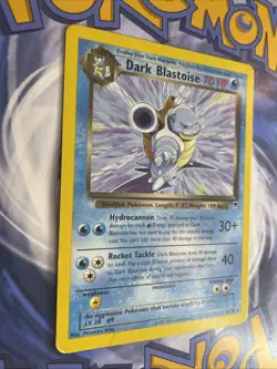 Dark Blastoise 4/110 Non-Holo Rare Legendary Collection Pokemon Card - Image 2