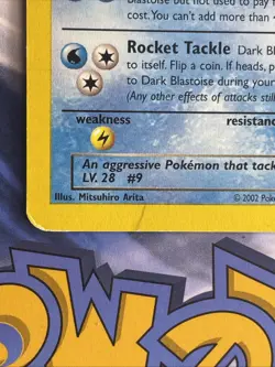 Dark Blastoise 4/110 Non-Holo Rare Legendary Collection Pokemon Card - Image 4
