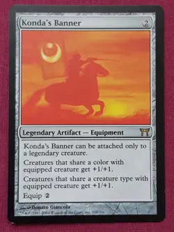 Magic The Gathering CHAMPIONS OF KAMIGAWA KONDA'S BANNER artifact card MTG - Image 1