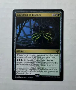 Cauldron of Essence - NM/M Pack Fresh - Secrets of Strixhaven MTG Magic English - Image 1