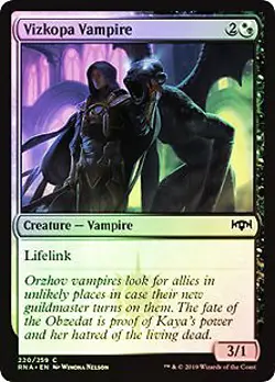 Vizkopa Vampire FOIL Ravnica Allegiance NM White Black Common CARD ABUGames - Image 1