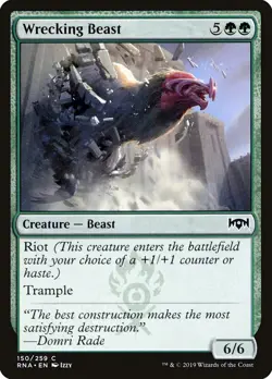 Wrecking Beast FOIL Ravnica Allegiance NM Green Common MAGIC CARD ABUGames - Image 1