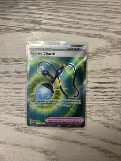 Sacred Charm 122/094 Ultra Rare Phantasmal Flames Pokemon Near Mint - Image 1