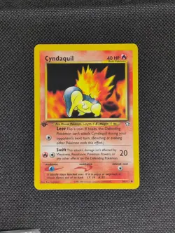 Cyndaquil Neo Genesis 1st Edition Common 56/111 - Lightly Played - Pokemon TCG - Image 1