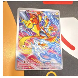 Pokemon TCG Zeraora 151/142 Stellar Crown Illustration Rare Holo 120HP - Image 1