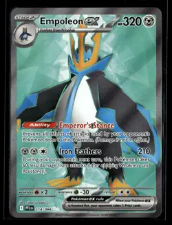 Empoleon ex 114/094 Ultra Rare Phantasmal Flames Pokemon NM/M - Image 1