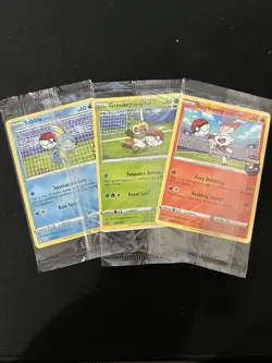 Pokemon On the Ball Grookey Scorbunny and Sobble Promos Sealed - Image 1