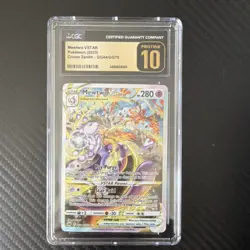 Pokemon Mewtwo VSTAR GG44/GG70 Crown Zenith CGC 10 Ultra Rare Holo - Image 1