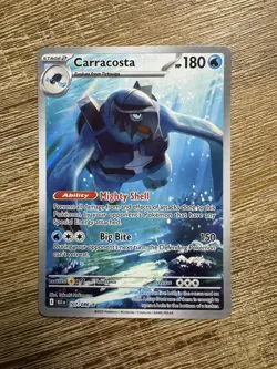 Pokemon Carracosta 107/086 SV Black Bolt Full Art Illustration Rare English card - Image 1